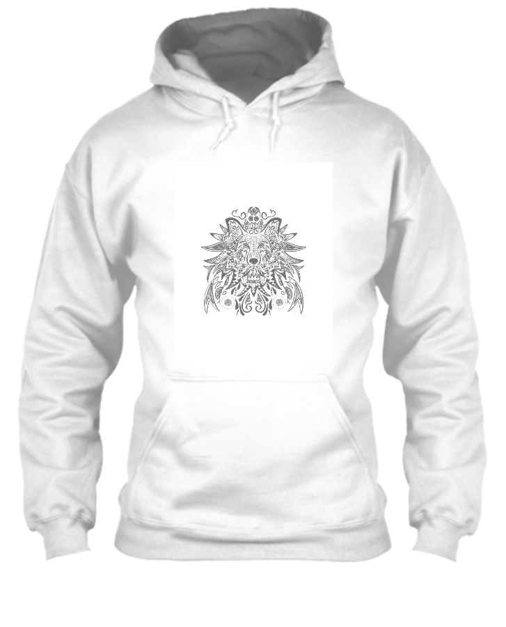Brave Print Hoodie - Front
