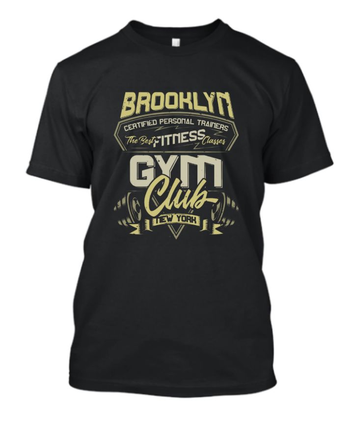 Brooklyn Gym Club T-Shirt: Unleash Your Inner Strength - Front