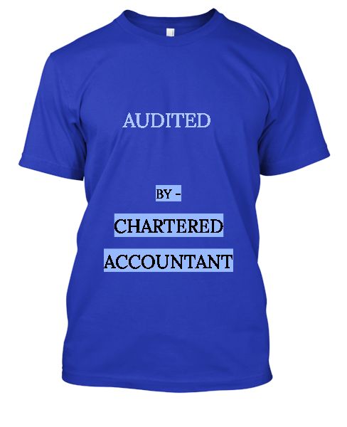 CHARTERED ACCOUNTANT'S T-SHIRT'S - Front
