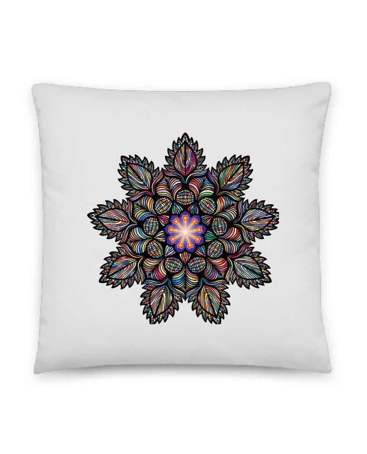 Mandala Art design| Pillow - Front