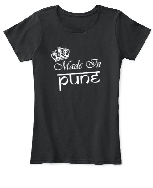 Couple | Female T-shirt | Made in Pune - Front