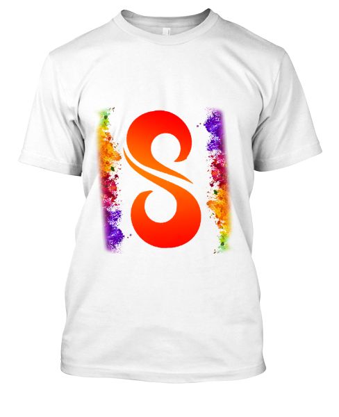 Creative T Shirt With S Letter - Front