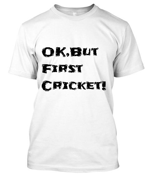 Cricket tshirt design - Front