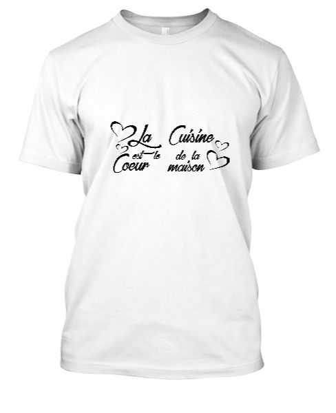 Cuisine T-shirts for men - Front