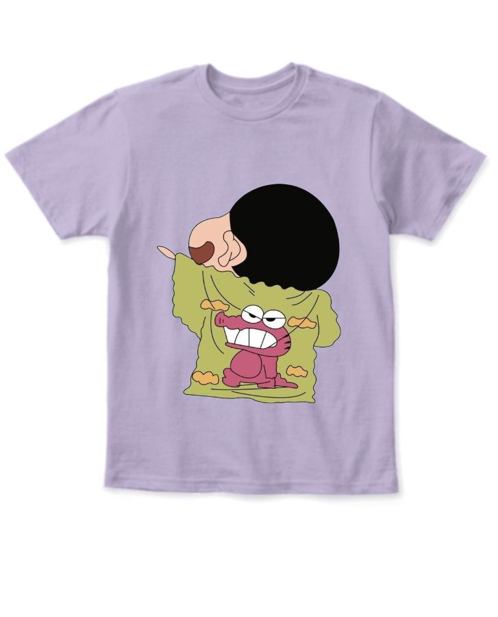 Cute Shin-Chan Kid’s Half Sleeve T-Shirt - Front