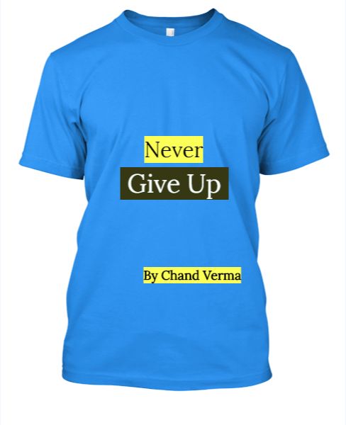 Cv Never Give Up - Front