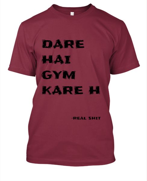 DARE HAI GYM KARE HAI--REAL SHIT - Front