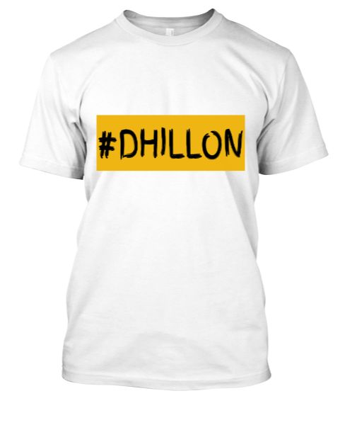 DHILLON PRINTED TSHIRT - Front