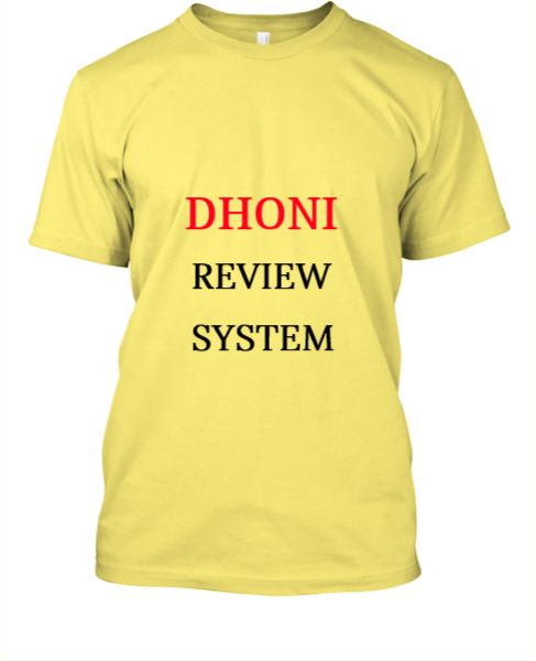 DHONI CSK T-SHIRT - Front
