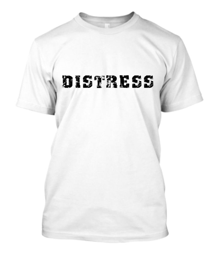 DISTRESS PRINT T-SHIRT - Front