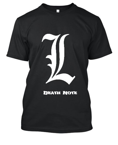 Death Note - L - Logo Tee - Front