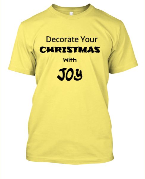 Decorate your Christmas with Joy  - Front