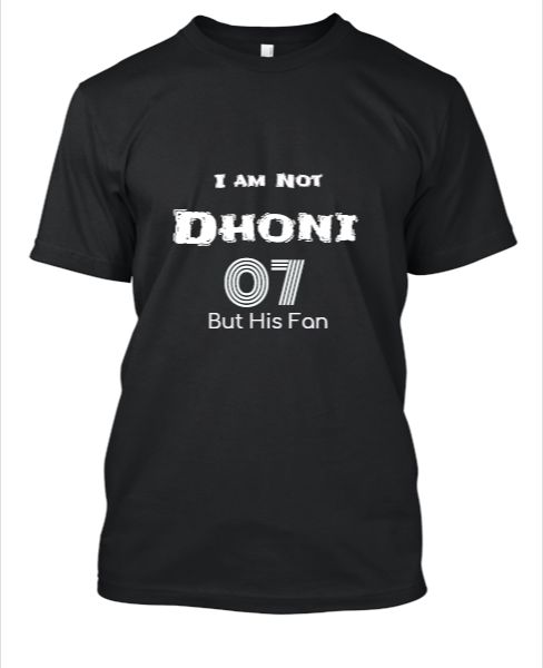 Dhoni fan - Front