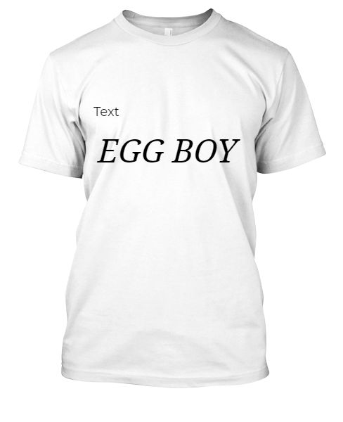 EGG BOY T-shirt - Front