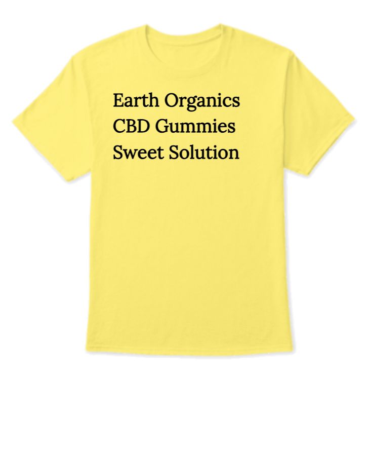 Earth Organics CBD Gummies Sweet Solution  - Front