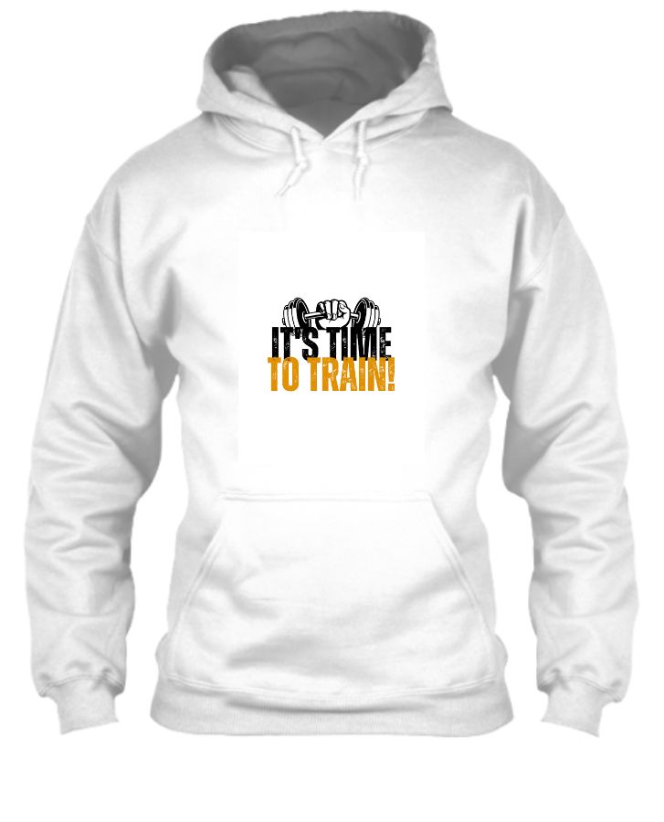 Elevate Your Fitness Journey: 'It's Time To Train' White T-Shirt – Unleash Your Potential!