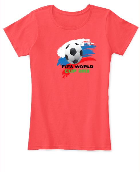 FIFA WORLD CUP 2018 RUSSIA WOMEN TEES - Front