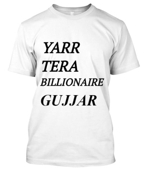 GUJJAR LABLE T-SHIRT  - Front