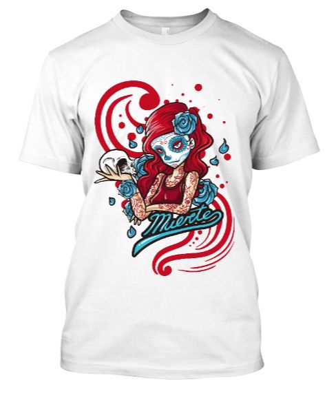 Girl face (Custom Printed) T-shirt - Front