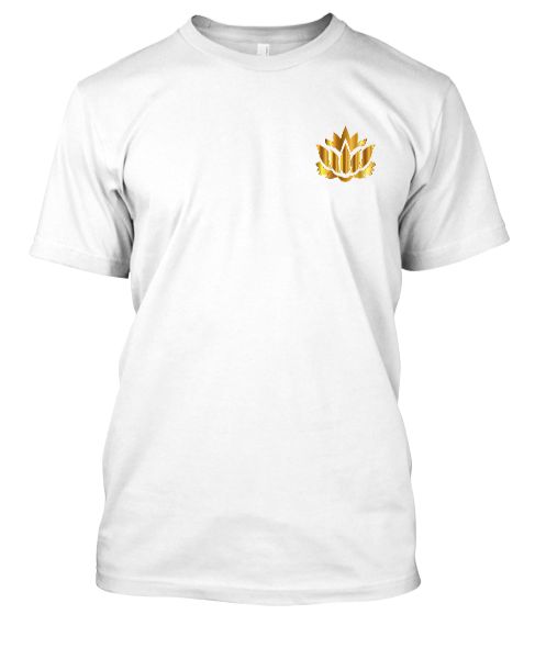 Gold flower T-shirt - Front