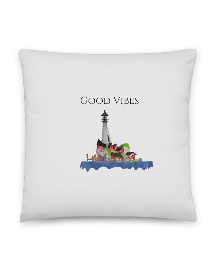 Good vibes pillow - Front