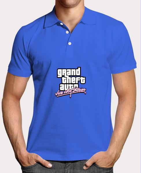 Grand Theft Auto Vice City Theme T-Shirt - Front