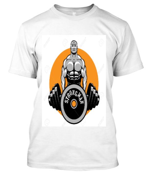 Gym t shirt round nick t shirt - Front