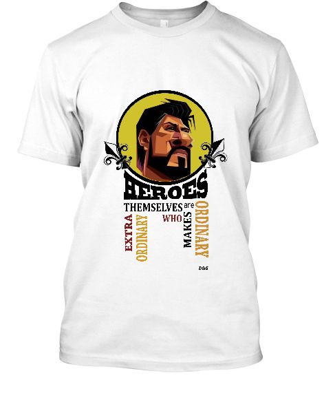 HEROES CASUAL T-SHIRT - Front