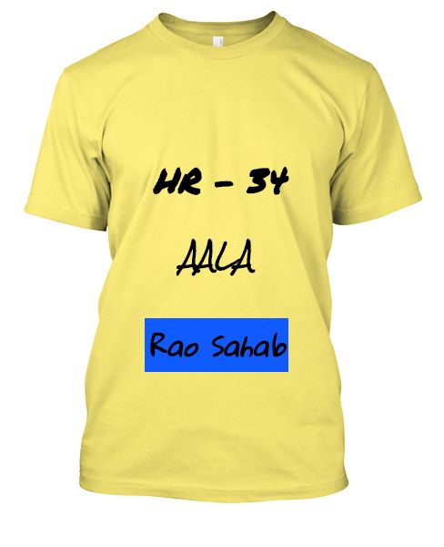 HR 34 aala raosahab - Front