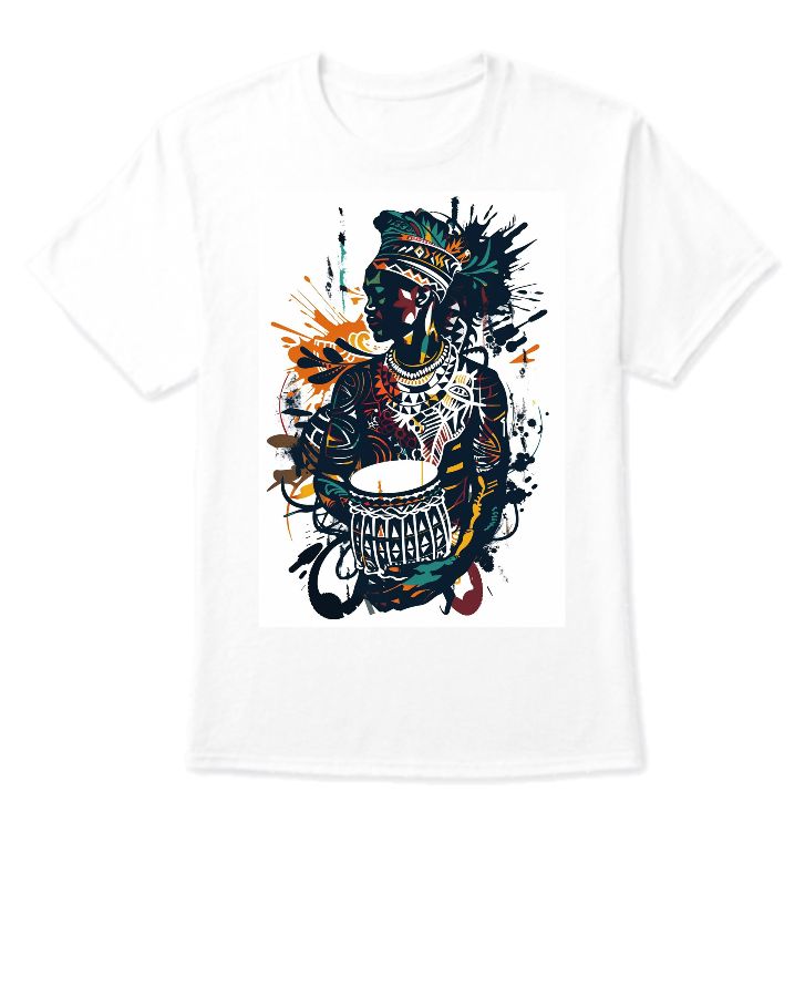 Half Sleeve Printing T Shirt - Front