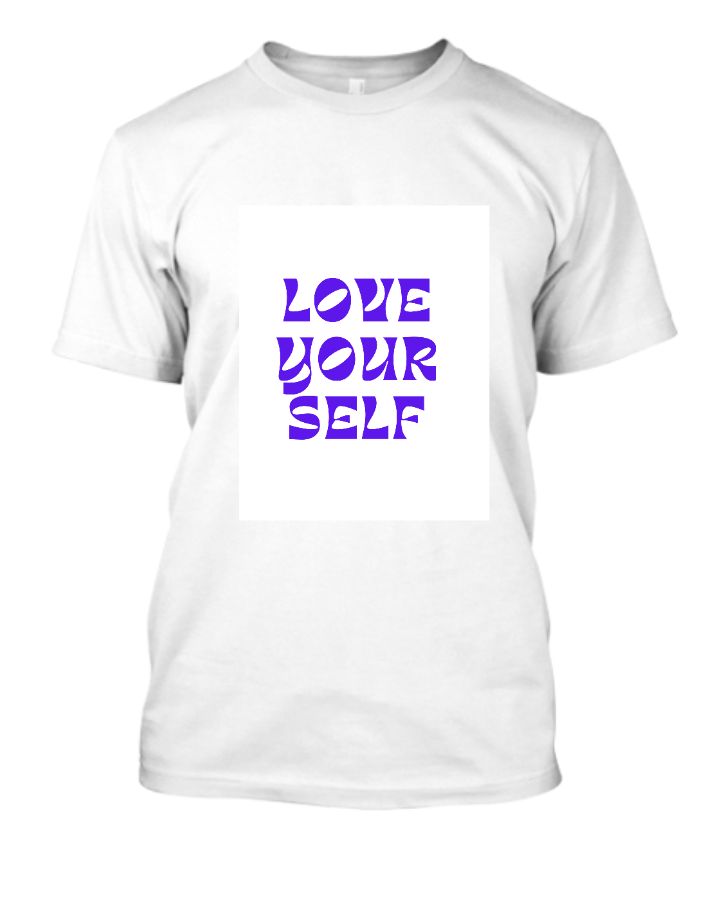 LOVE YOURSELF | Half Sleeve T-Shirt - Front