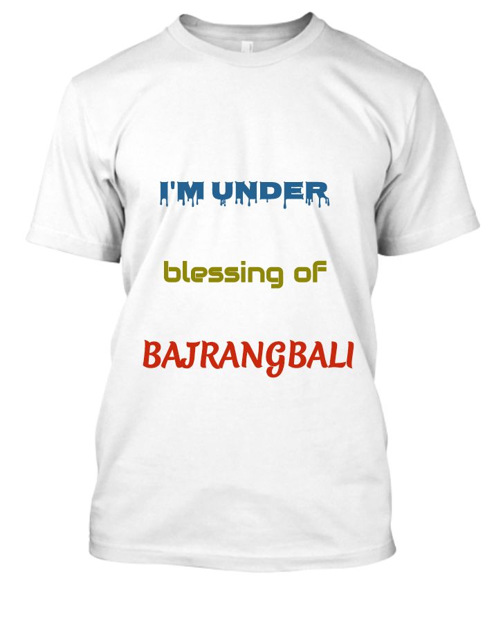 Hanuman Jayanti Bajrangbali round neck men T Shirt - Front