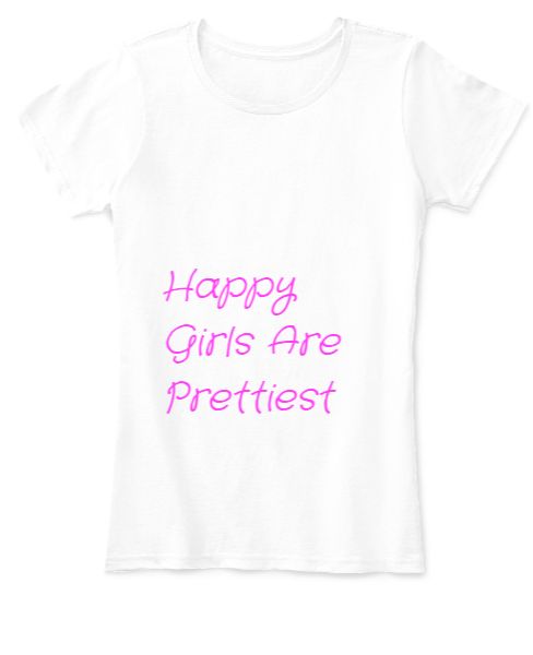 Happy Girl's tee's - Front