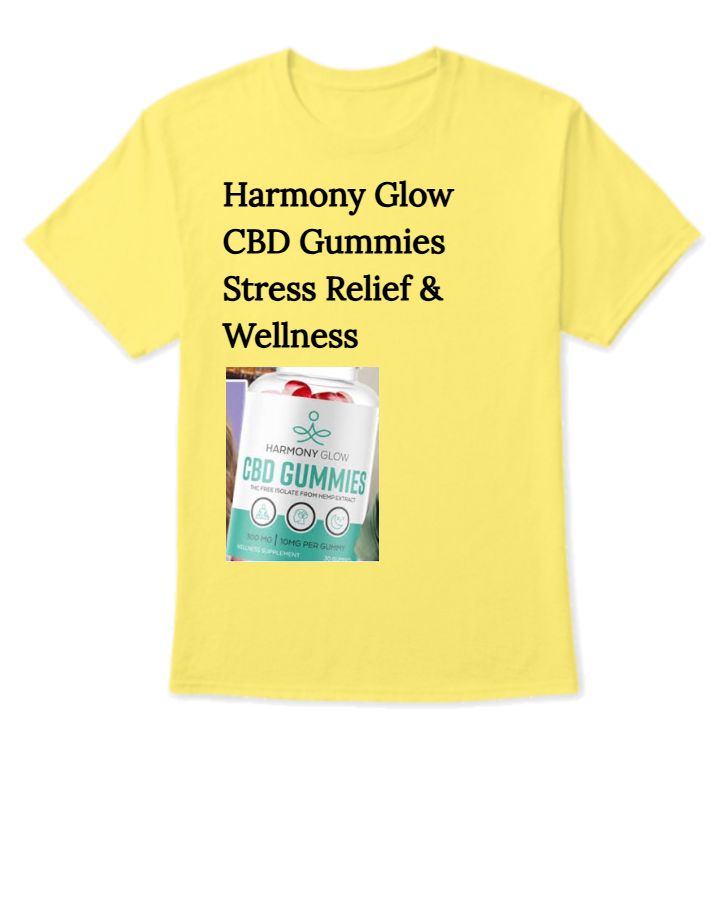 Harmony Glow CBD Gummies Stress Relief & Wellness - Front