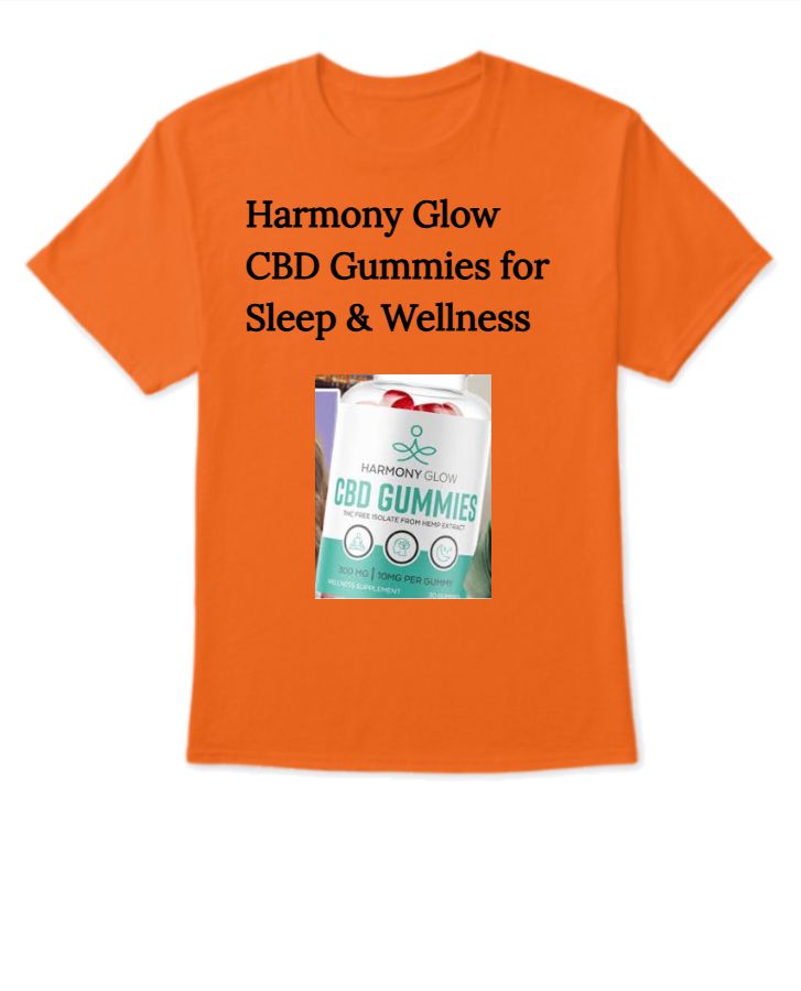 Harmony Glow CBD Gummies for Sleep & Wellness - Front