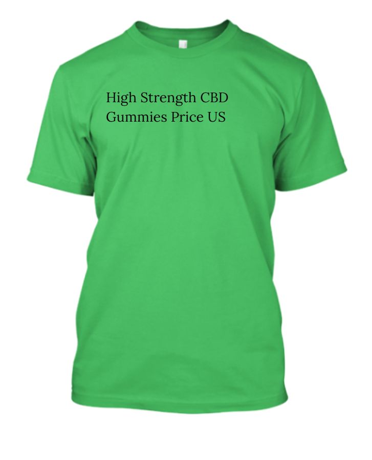 High Strength CBD Gummies Price US - Front