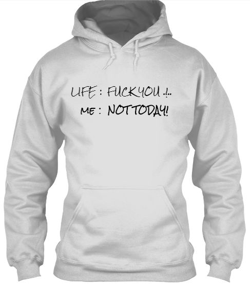 Hoodie with GOT quote - Front