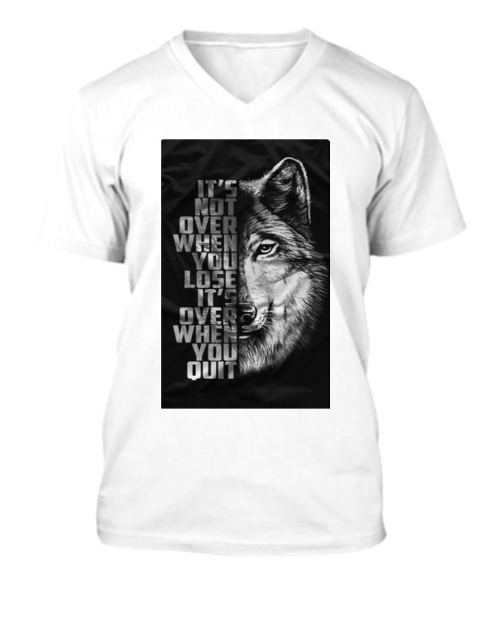 Hungry wolf| Men's| Its not over t-shirt - Front