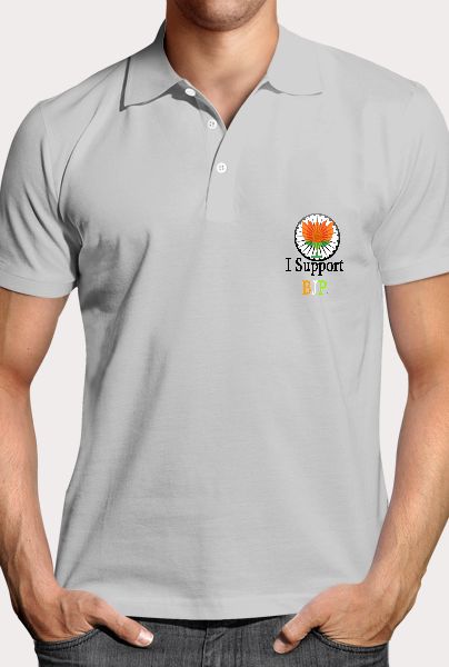 I Support BJP T-shirt - Front