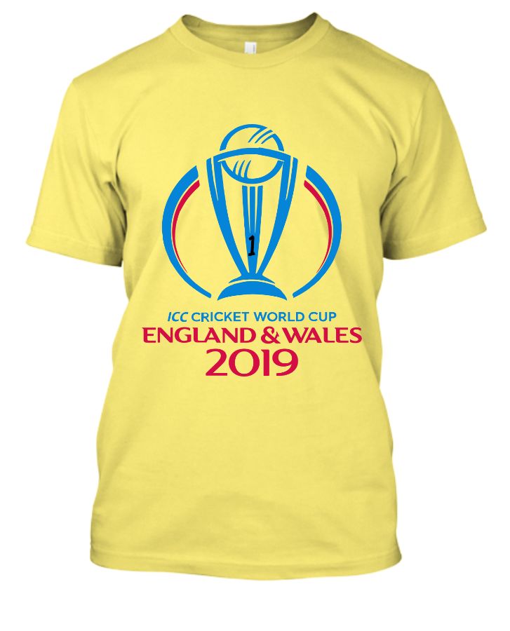 ICC WORLD CUP T-SHIRTS. - Front