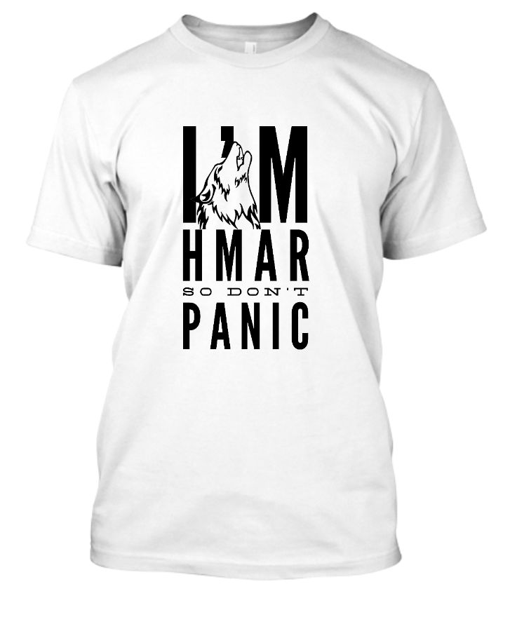 I'M HMAR SO DON'T PANIC | Bright T-Shirt - Front