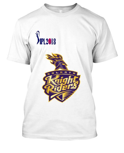 IPL KR 2018 T SHORTS - Front