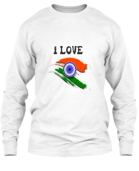 I Love India T-Shirt - Front