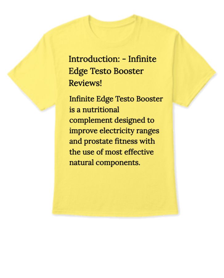 Infinite Edge Testo Booster Reviewed – What Does the Science Say About Ingredients? - Front