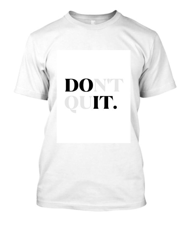 Don't quit  - Front