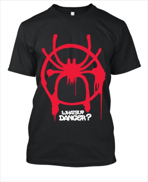 Into the SpiderVerse T-shirt Whats Up Danger ? - SAWLIDhai! - Front