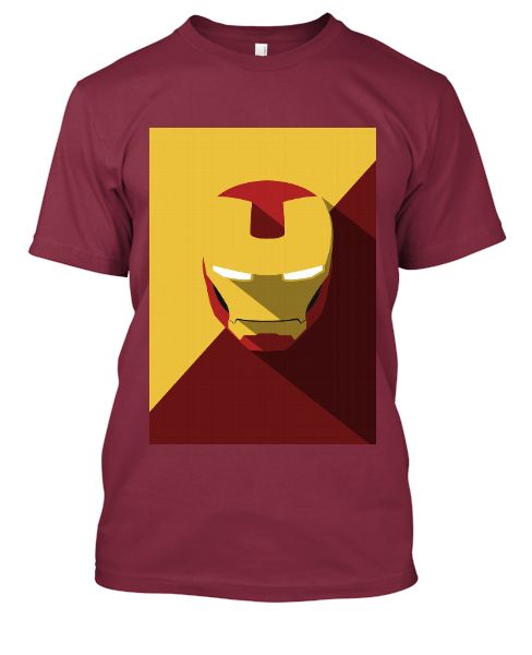 Iron-man mask (t-shirt) - Front