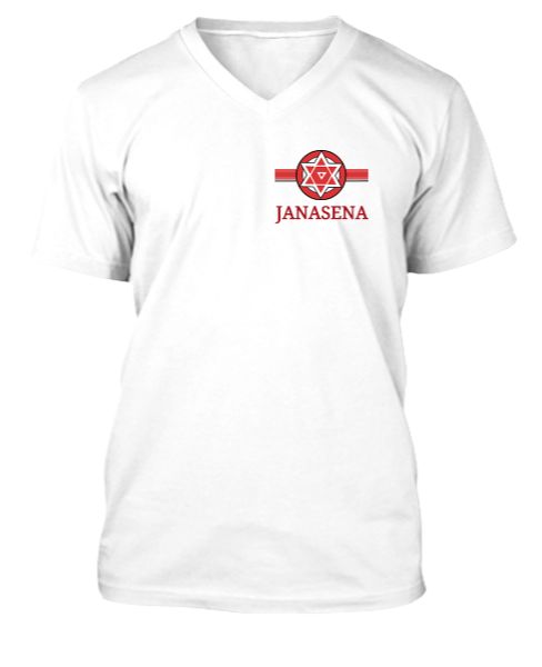 JANASENA V-NECK T-SHIRT - Front