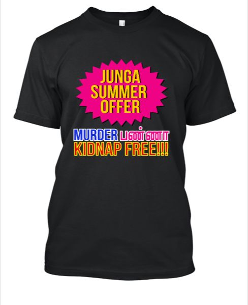 JUNGA TAMIL MOVIE FUNNY T SHIRT - Front