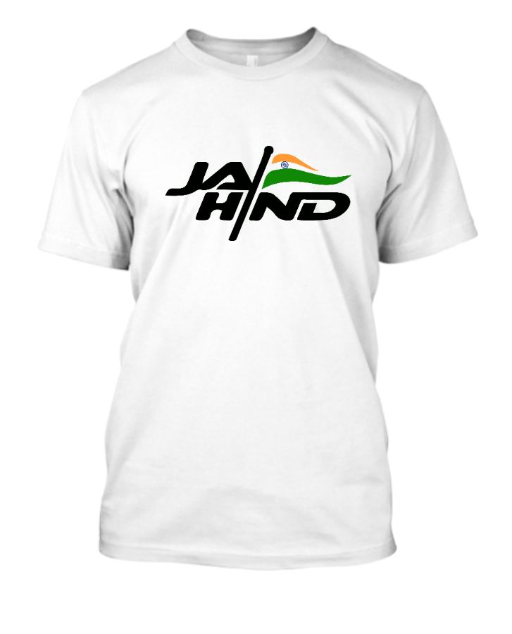 Jai Hind Supreme White T Shirt for Men and Women - Front